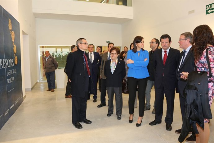 Pastor, Català y Ciscar en la inaguración del Vilamuseu