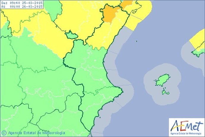 Predicción de este viernes 