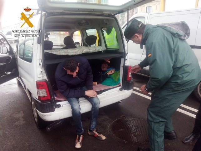 Momento de la detención