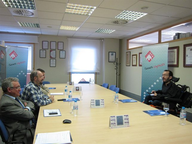 Echenique se ha reunido este miércoles con la Fundación DFA