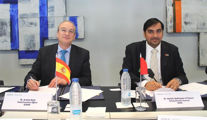 El director general de Aenor y el director general de ESMA