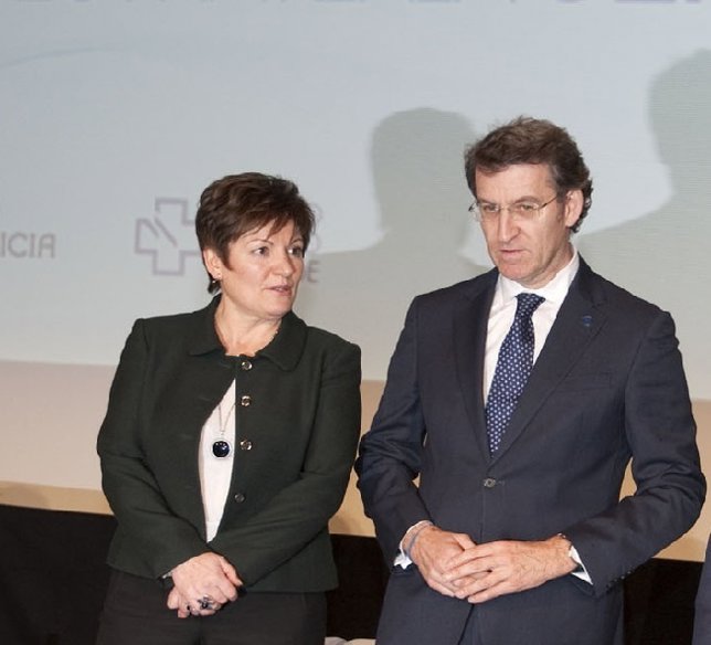  Feijóo Y Rocío Mosquera En Un Acto