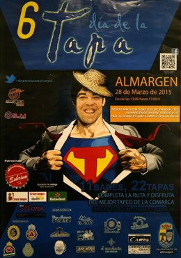 Cartel del VI Día de la Tapa de Almargen