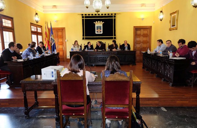 Pleno en el Ayuntamiento de Tarazona 