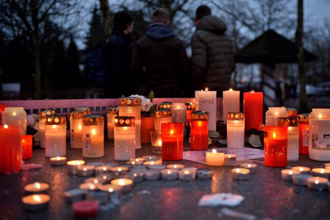 Homenaje a las víctimas del accidente de avión de Germanwings 