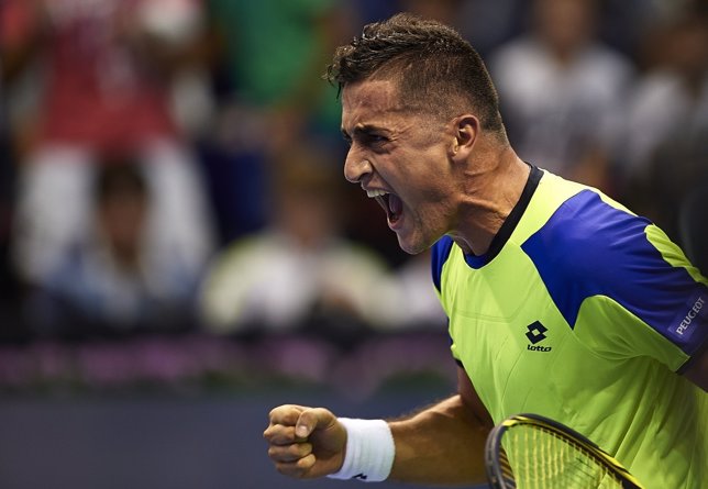 Nico Almagro en el torneo de Valencia