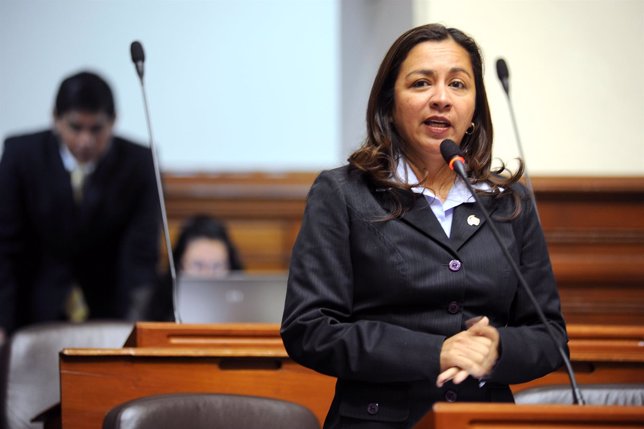 La actual vicepresidenta de Perú, Marisol Espinoza,