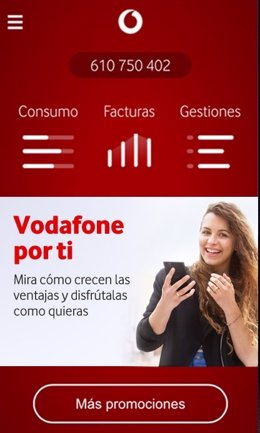 Aplicación Mi Vodafone