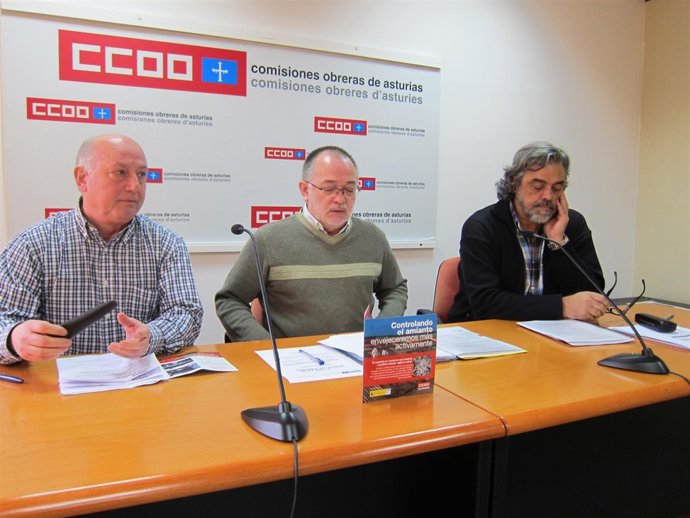 Rueda de prensa CCOO campaña control del amianto.