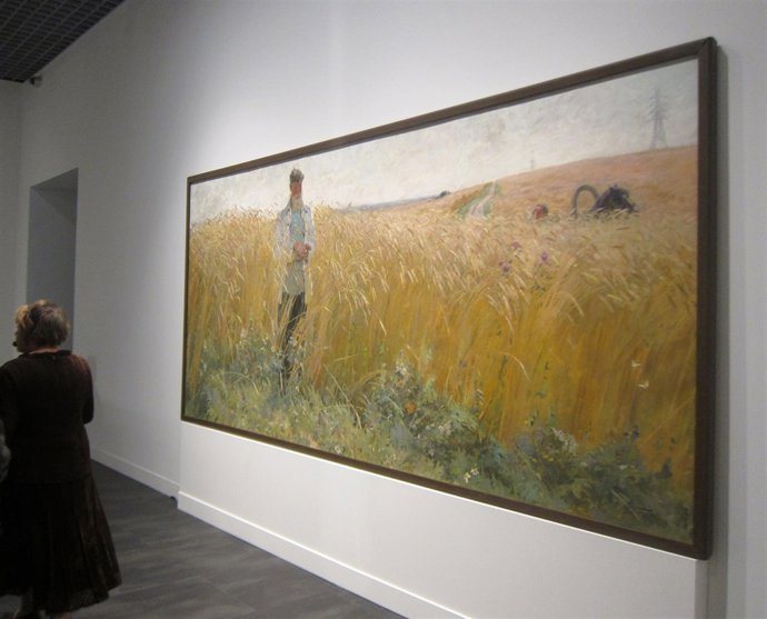 Oleo 'Pan', de Alexander Bubnov, en el Museo Ruso Málaga