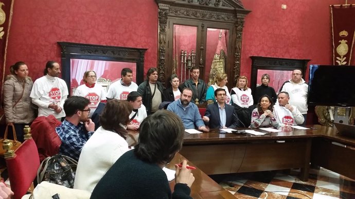 Moción contra desahucios en Granada