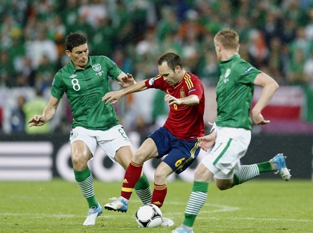 Andres Iniesta España Irlanda Selección Española