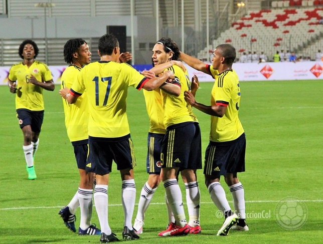 Colombia gana a Bahréin 6-0