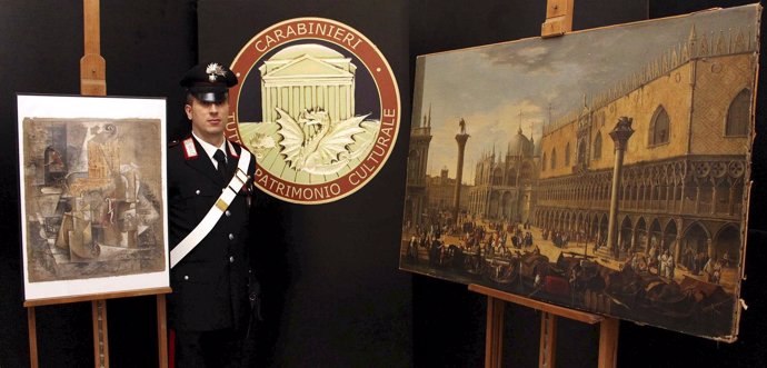 La Policía italiana encuentra un 'Picasso' robado valorado en 15 millones