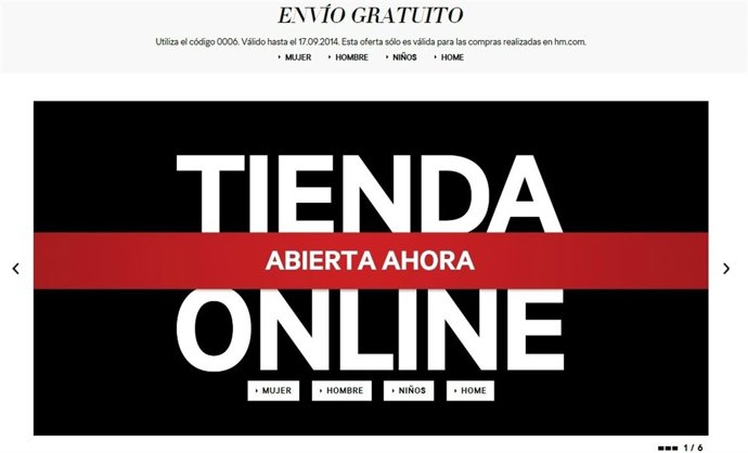 HM H&M tienda online 