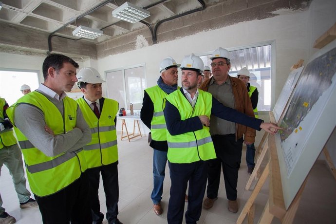 Visita a las obras de la desaladora