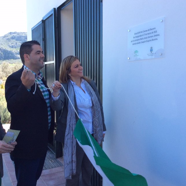 La consejera, en la inauguración