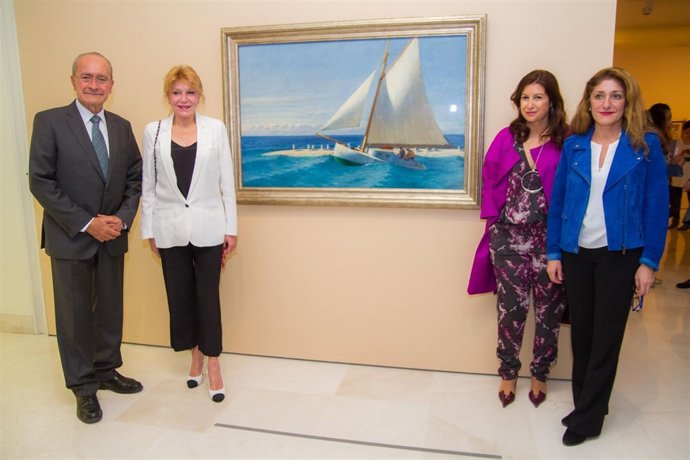 De la Torre, Thyssen y Moreno en 'Días de verano.De Sorolla a Hopper'