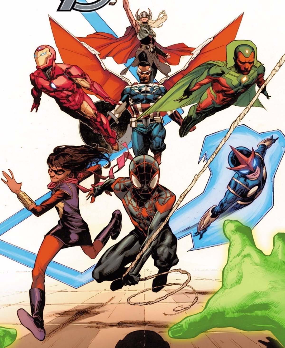 saltar consumo Plausible Estos son los nuevos Vengadores de Marvel