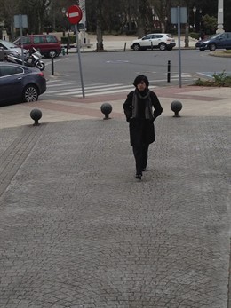 Pilar de Lara entra en los juzgados de Lugo Operación Cóndor