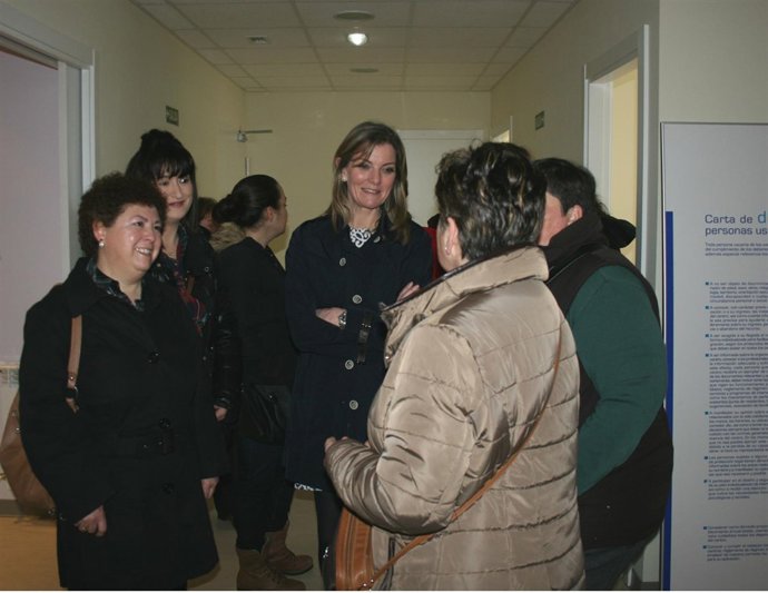 Graciela Blanco, durante su visita a Cudillero. 
