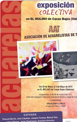 Exposición colectiva de acuarelistas de Teruel.