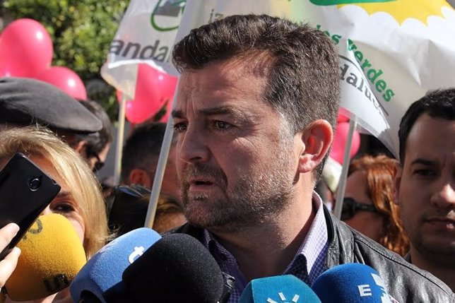 El candidato de IU a la Junta de Andalucía, Antonio Maíllo.