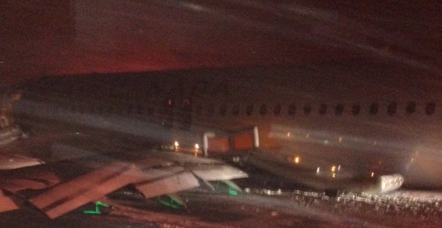 Avión accidentado en Canadá Airbus