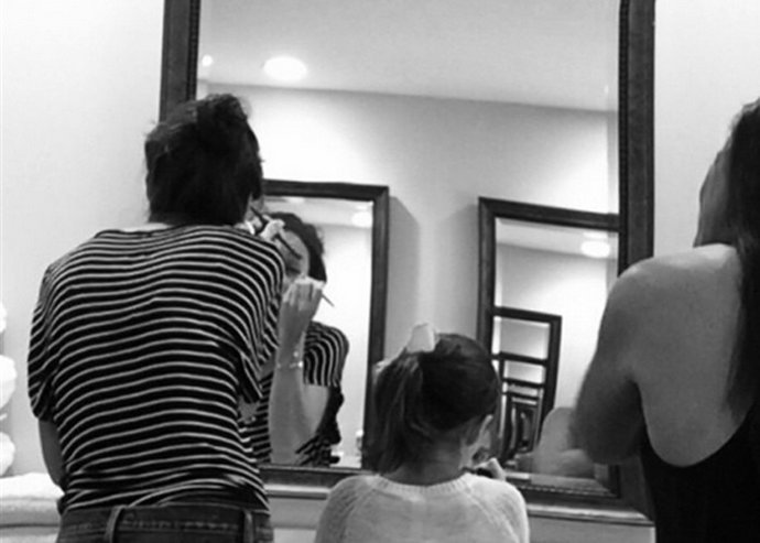 Katie Holmes y Suri Cruise presumen de su 'girls moment'