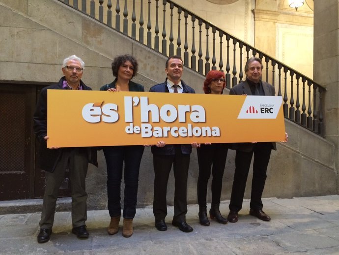 Candidatos de ERC a las elecciones municipales de Barcelona 2015