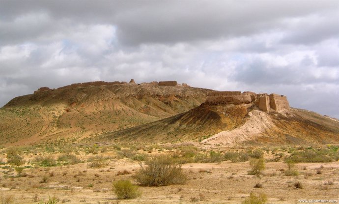 La Fortaleza De Ayaz-Kala En Uzbekistán