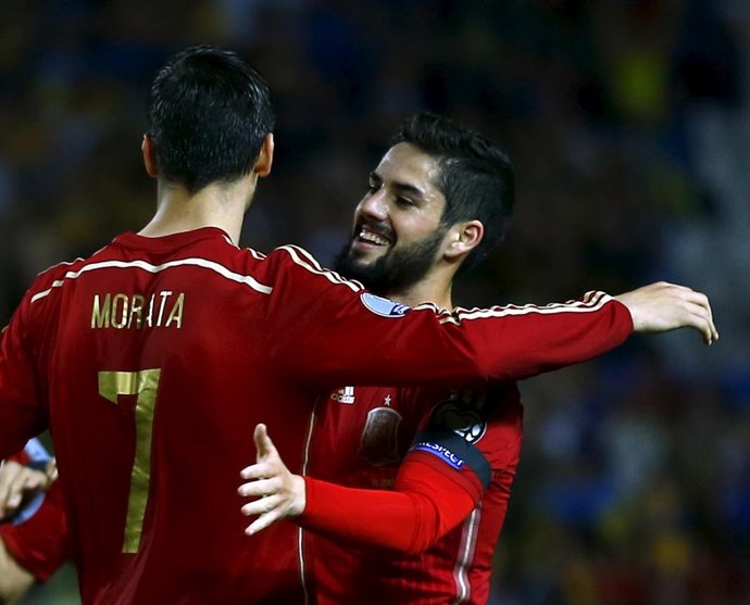 España selección española Morata Isco