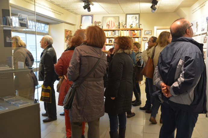 Visitas a la sede de la Fundación José Antonio Labordeta.