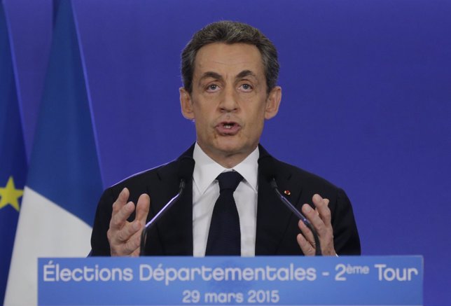 El líder del centro-derecha francés, Nicolas Sarkozy