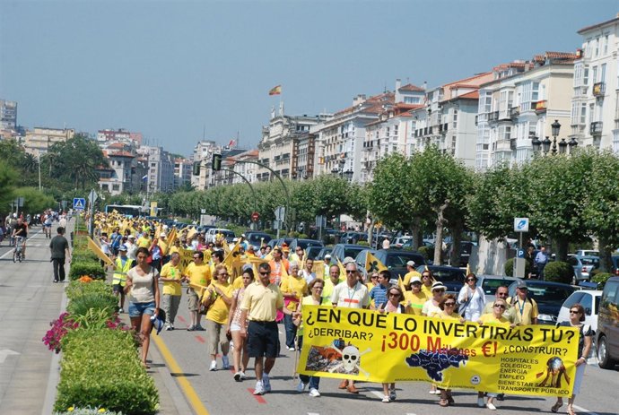 Protesta afectados por derribos 