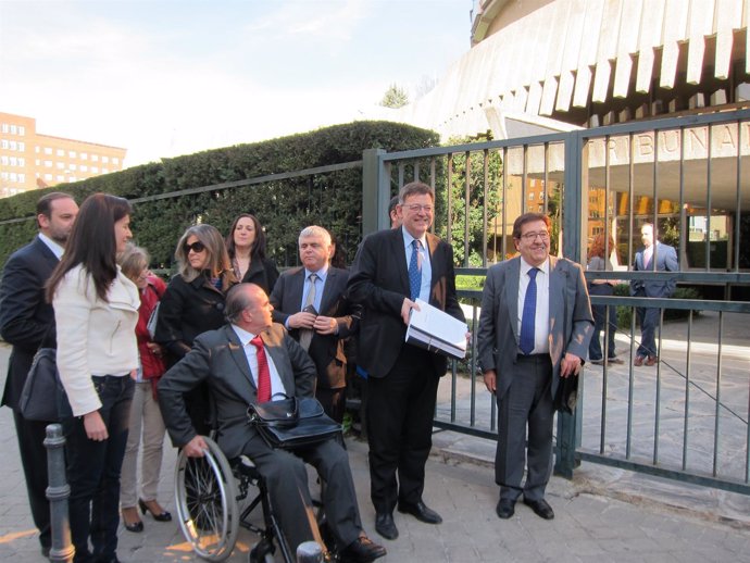 Ximo Puig y Juan Planés ante el Tribunal Constitucional