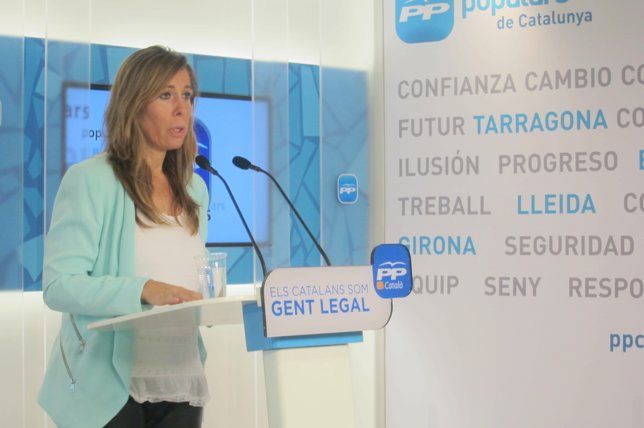 La líder del PP catalán, Alicia Sánchez-Camacho