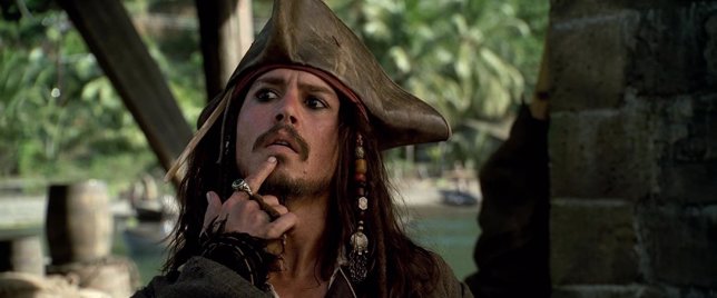 Johnny Depp como Jack Sparrow