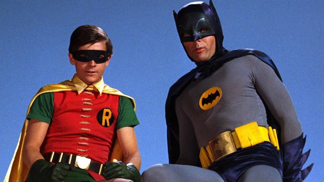  Adam West Y Burt Ward  En La Serie De Batman