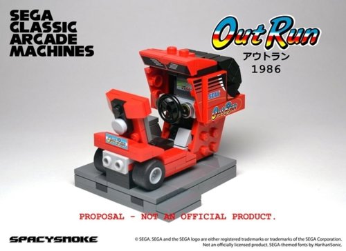 Máquinas recreativas de Sega con Legos