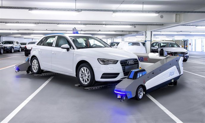 Robots de transporte de Audi