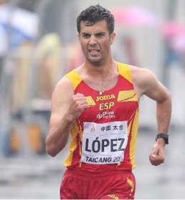 Miguel Ángel López, campeón de Europa de 20 kilómetros marcha