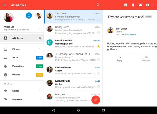 All-inboxes de Gmail para Android