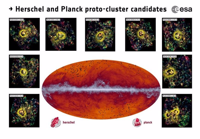 Galaxias descubiertas por Plank y Herschel