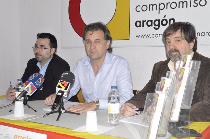 Ángel Feliciano Herrero, Joaquín Moreno y Luis Miguel López, de CCA.