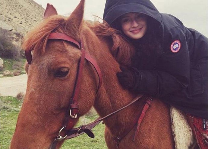 María Valverde, una amante de los caballos 