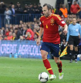 Andrés Iniesta selección española 