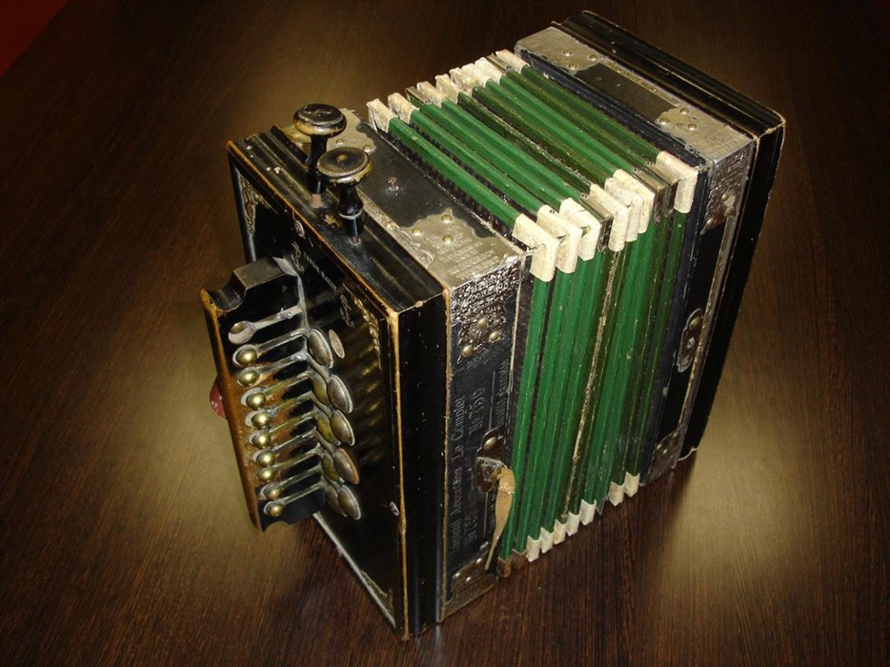 Acordeón de la muestra 'Instrumentos musicales tradicionales'