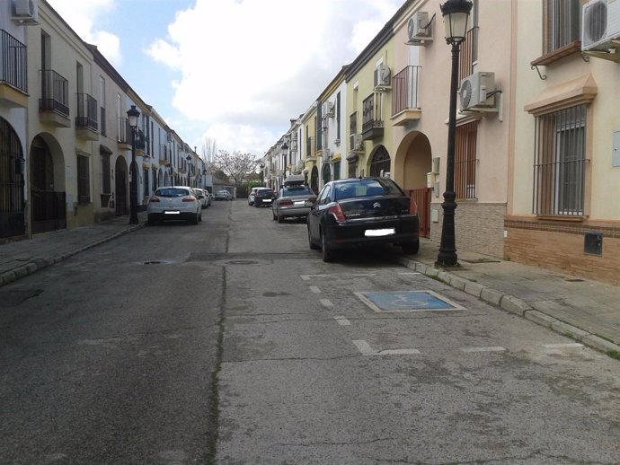 Una calle de Olivares