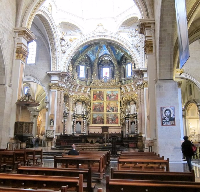 Vista interior de la Catedral de Valencia